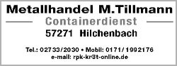 Anzeige Tillmann 250
